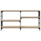 vidaXL Mesa consola madera de ingeniería roble Sonoma 150x29x76,5 cm vidaXL Mesa consola madera de ingeniería roble Sonoma 150x29x76,5 cm