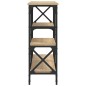 vidaXL Mesa consola madera de ingeniería roble Sonoma 150x29x76,5 cm vidaXL Mesa consola madera de ingeniería roble Sonoma 150x29x76,5 cm