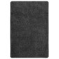 vidaXL Alfombra peluda antideslizante gris oscuro 140x200 cm vidaXL Alfombra peluda antideslizante gris oscuro 140x200 cm