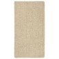 vidaXL Alfombra peluda antideslizante color crema 80x150 cm vidaXL Alfombra peluda antideslizante color crema 80x150 cm