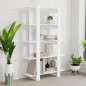 vidaXL Estantería/divisor de espacios blanco brillante 100x30x160 cm vidaXL Estantería/divisor de espacios blanco brillante 100x30x160 cm
