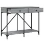 vidaXL Mesa consola madera de ingeniería gris Sonoma 100x39x78,5 cm vidaXL Mesa consola madera de ingeniería gris Sonoma 100x39x78,5 cm