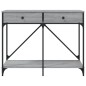 vidaXL Mesa consola madera de ingeniería gris Sonoma 100x39x78,5 cm vidaXL Mesa consola madera de ingeniería gris Sonoma 100x39x78,5 cm