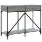 vidaXL Mesa consola madera de ingeniería gris Sonoma 100x39x78,5 cm vidaXL Mesa consola madera de ingeniería gris Sonoma 100x39x78,5 cm
