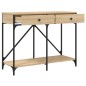 vidaXL Mesa consola madera de ingeniería roble Sonoma 100x39x78,5 cm vidaXL Mesa consola madera de ingeniería roble Sonoma 100x39x78,5 cm