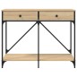 vidaXL Mesa consola madera de ingeniería roble Sonoma 100x39x78,5 cm vidaXL Mesa consola madera de ingeniería roble Sonoma 100x39x78,5 cm