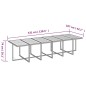vidaXL Juego comedor jardín 17 pzas con cojines ratán sintético negro vidaXL Juego comedor jardín 17 pzas con cojines ratán sintético negro