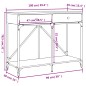 vidaXL Mesa consola madera de ingeniería roble Sonoma 100x39x78,5 cm vidaXL Mesa consola madera de ingeniería roble Sonoma 100x39x78,5 cm