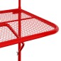 vidaXL Mesa de balcón acero dorado 60x40 cm vidaXL Mesa de balcón acero dorado 60x40 cm