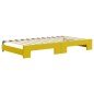 vidaXL Sofá cama nido con cajones terciopelo amarillo 100x200 cm vidaXL Sofá cama nido con cajones terciopelo amarillo 100x200 cm