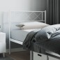 vidaXL Cabecero de metal blanco 107 cm vidaXL Cabecero de metal blanco 107 cm