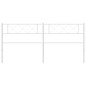 vidaXL Cabecero de metal blanco 160 cm vidaXL Cabecero de metal blanco 160 cm