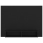 vidaXL Mueble de TV de pared madera contrachapada negro 120x23,5x90 cm