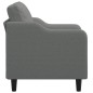 vidaXL Sillón de tela gris oscuro 60 cm