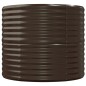 vidaXL Jardinera arriate acero recubrimiento polvo marrón 152x80x68 cm vidaXL Jardinera arriate acero recubrimiento polvo marrón 152x80x68 cm
