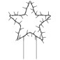 vidaXL Estrella de luz decorativa Navidad con estacas 50 LED 29 cm vidaXL Estrella de luz decorativa Navidad con estacas 50 LED 29 cm