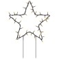 vidaXL Estrella de luz decorativa Navidad con estacas 50 LED 29 cm vidaXL Estrella de luz decorativa Navidad con estacas 50 LED 29 cm
