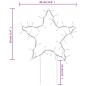 vidaXL Estrella de luz decorativa Navidad con estacas 50 LED 29 cm vidaXL Estrella de luz decorativa Navidad con estacas 50 LED 29 cm