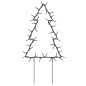 vidaXL Árbol de Navidad lde uces con estacas 3 uds 50 LED 30 cm vidaXL Árbol de Navidad lde uces con estacas 3 uds 50 LED 30 cm