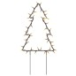 vidaXL Árbol de Navidad lde uces con estacas 3 uds 50 LED 30 cm vidaXL Árbol de Navidad lde uces con estacas 3 uds 50 LED 30 cm