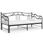 vidaXL Estructura de sofá cama extraíble de metal negro 90x200 cm vidaXL Estructura de sofá cama extraíble de metal negro 90x200 cm