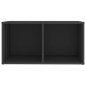 vidaXL Muebles de salón 2 pzas madera de ingeniería gris 72x35x36,5 cm