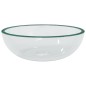 vidaXL Lavabo de vidrio templado transparente 35x12 cm vidaXL Lavabo de vidrio templado transparente 35x12 cm