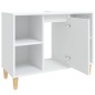 vidaXL Armario para lavabo madera contrachapada blanco 80x33x60 cm vidaXL Armario para lavabo madera contrachapada blanco 80x33x60 cm