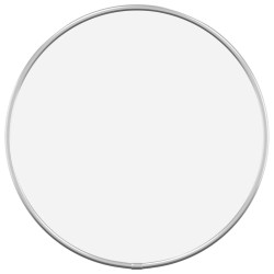 vidaXL Espejo de pared redondo plateado Ø 30 cm