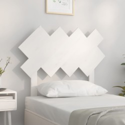 vidaXL Cabecero de cama madera maciza de pino blanco 92x3x81 cm