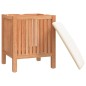 vidaXL Taburete de baño madera maciza de nogal 40,5x40x52 cm vidaXL Taburete de baño madera maciza de nogal 40,5x40x52 cm