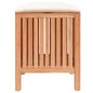 vidaXL Taburete de baño madera maciza de nogal 40,5x40x52 cm vidaXL Taburete de baño madera maciza de nogal 40,5x40x52 cm