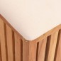 vidaXL Taburete de baño madera maciza de nogal 40,5x40x52 cm vidaXL Taburete de baño madera maciza de nogal 40,5x40x52 cm