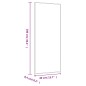 vidaXL Espejo de pared vidrio rectangular 40x100 cm vidaXL Espejo de pared vidrio rectangular 40x100 cm