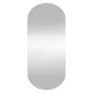 vidaXL Espejo de pared vidrio ovalado 30x70 cm vidaXL Espejo de pared vidrio ovalado 30x70 cm