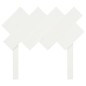 vidaXL Cabecero de cama madera maciza de pino blanco 92x3x81 cm vidaXL Cabecero de cama madera maciza de pino blanco 92x3x81 cm