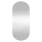 vidaXL Espejo de pared vidrio ovalado 40x90 cm vidaXL Espejo de pared vidrio ovalado 40x90 cm