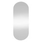 vidaXL Espejo de pared vidrio ovalado 40x90 cm vidaXL Espejo de pared vidrio ovalado 40x90 cm
