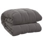 vidaXL Manta con peso tela gris 235x290 cm 15 kg vidaXL Manta con peso tela gris 235x290 cm 15 kg