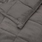vidaXL Manta con peso tela gris 235x290 cm 15 kg vidaXL Manta con peso tela gris 235x290 cm 15 kg