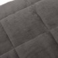 vidaXL Manta con peso tela gris 235x290 cm 15 kg vidaXL Manta con peso tela gris 235x290 cm 15 kg