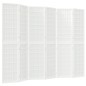 vidaXL Biombo plegable con 6 paneles estilo japonés blanco 240x170 cm