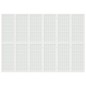 vidaXL Biombo plegable con 6 paneles estilo japonés blanco 240x170 cm