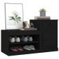vidaXL Mueble zapatero madera contrachapada negro 100x42x60 cm vidaXL Mueble zapatero madera contrachapada negro 100x42x60 cm