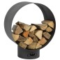 Esschert Design Almacenamiento de leña redondo FF282