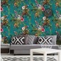 DUTCH WALLCOVERINGS Papel de pared diseño lemur verde 12402 DUTCH WALLCOVERINGS Papel de pared diseño lemur verde 12402