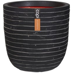 Capi Macetero Nature Row gris antracita 35x34 cm KRWZ932