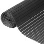 Nature Valla ocultación jardín doble cara PVC gris antracita 1,5x3 m Nature Valla ocultación jardín doble cara PVC gris antracita 1,5x3 m