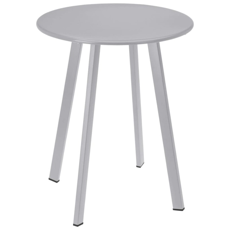 ProGarden Mesa auxiliar gris mate 40x49 cm ProGarden Mesa auxiliar gris mate 40x49 cm