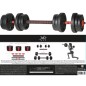 XQ Max Juego de pesas y mancuernas 3 en 1 20 kg XQ Max Juego de pesas y mancuernas 3 en 1 20 kg